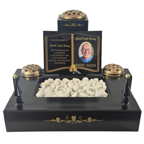 Pet Memorial Grave Ornament Heavy Duty Metal Base Personalised Tribute Kit - Image 2